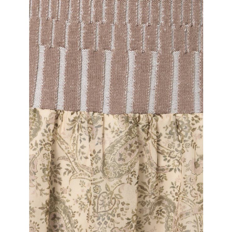 ペイズリー柄リブ切替ロングワンピース 品番 Mksw Mercuryduo マーキュリーデュオ のレディースファッション通販 Shoplist ショップリスト