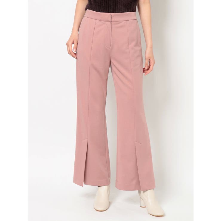 フロントスリットストレッチパンツ[品番：MKSW0031397