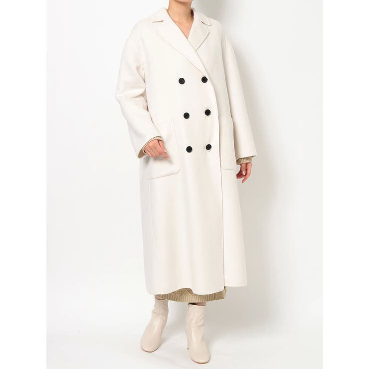 ダブルフェイスガウンコート[品番：MKSW0031682]｜MERCURYDUO  