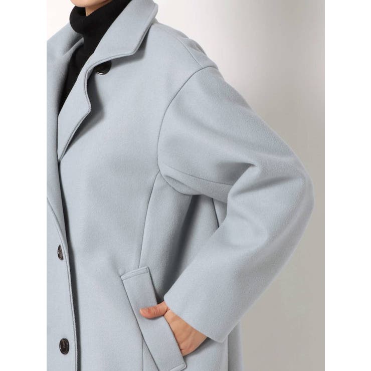 WEB限定】スタンドカラーロングコート[品番：MKSW0033642]｜MERCURYDUO