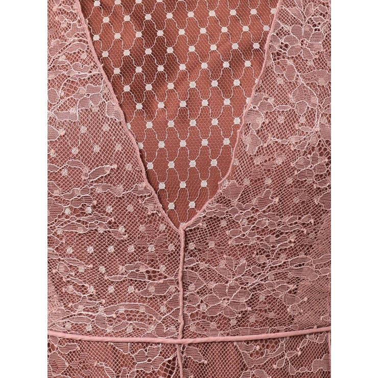 センシュアルレースロングドレス[品番：MKSW0032889