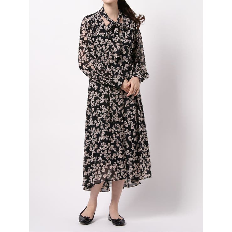 ボウタイ付ヴィンテージ風ワンピース 品番 Mksw Mercuryduo マーキュリーデュオ のレディースファッション通販 Shoplist ショップリスト