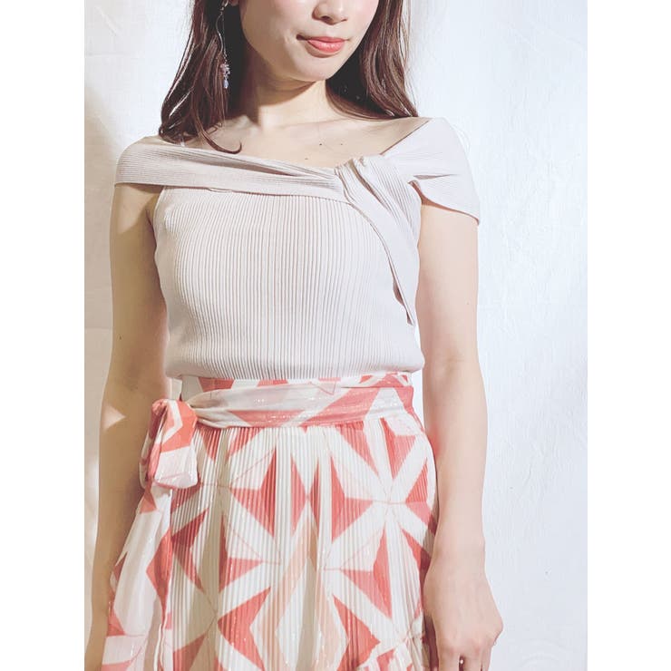 アシメネックオフショルリブニット 品番 Mksw Mercuryduo マーキュリーデュオ のレディースファッション通販 Shoplist ショップリスト