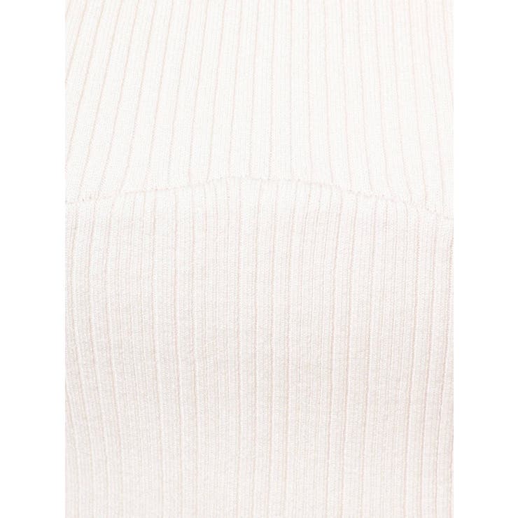 ビスチェ風コンパクトランダムリブニット | MERCURYDUO | 詳細画像18 