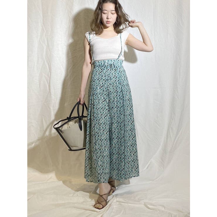 ビスチェ風コンパクトランダムリブニット | MERCURYDUO | 詳細画像27 