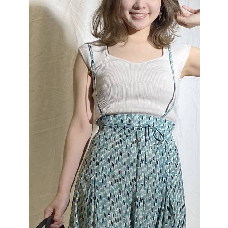 ビスチェ風コンパクトランダムリブニット | MERCURYDUO | 詳細画像28 