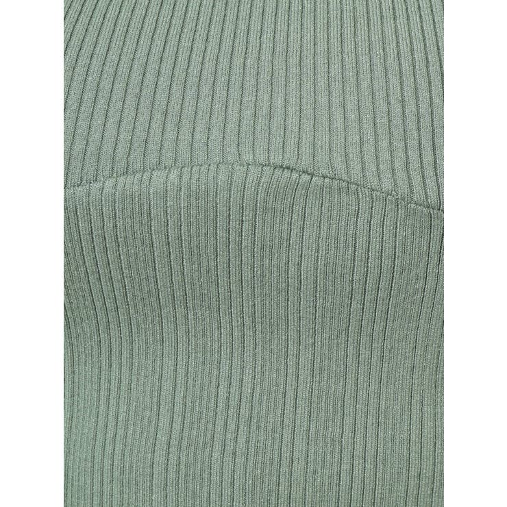 ビスチェ風コンパクトランダムリブニット | MERCURYDUO | 詳細画像40 