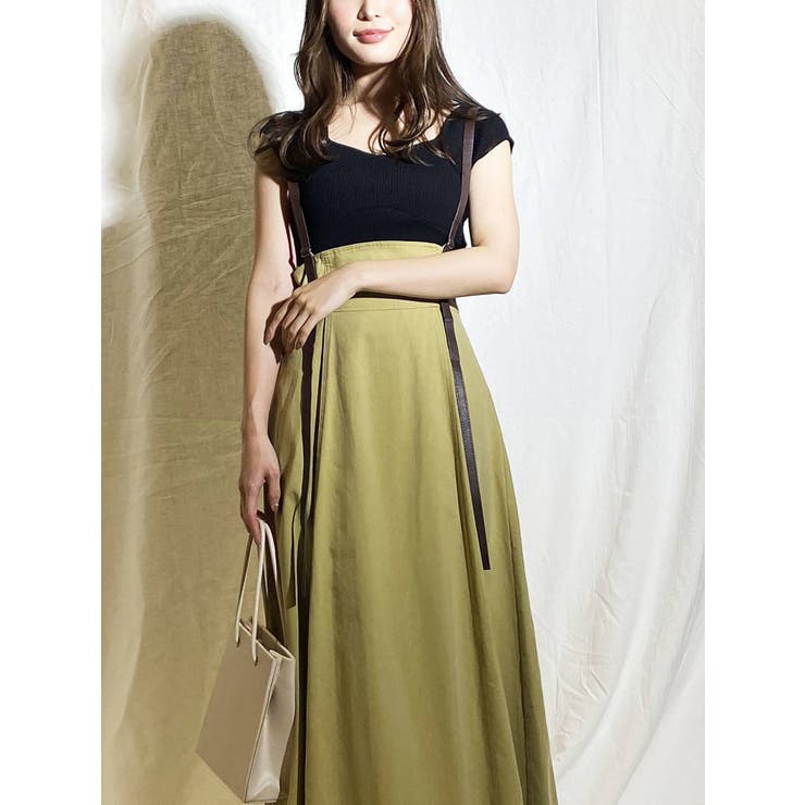 ビスチェ風コンパクトランダムリブニット | MERCURYDUO | 詳細画像5 