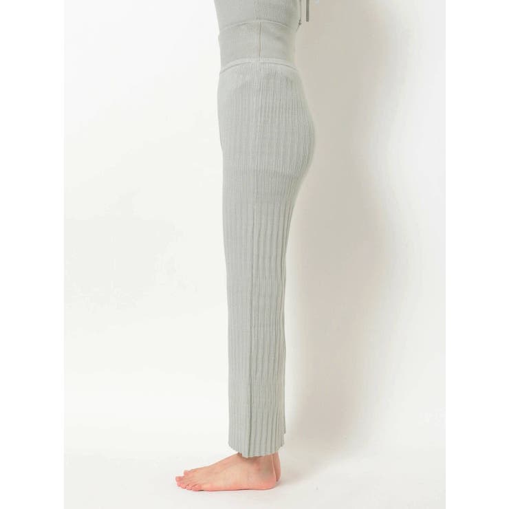 【GENTLE】ウォッシャブルリブニットパンツ | MERCURYDUO | 詳細画像3 