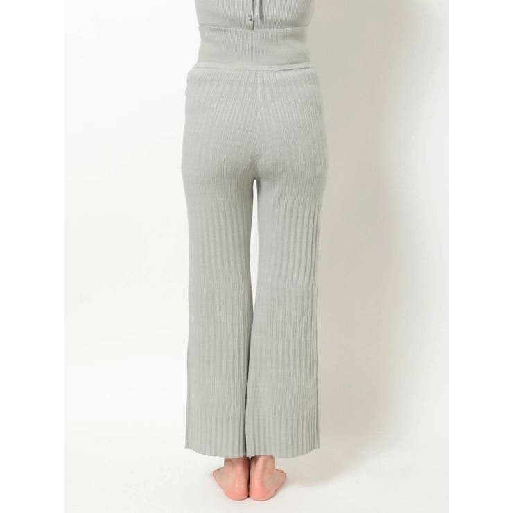 【GENTLE】ウォッシャブルリブニットパンツ | MERCURYDUO | 詳細画像4 