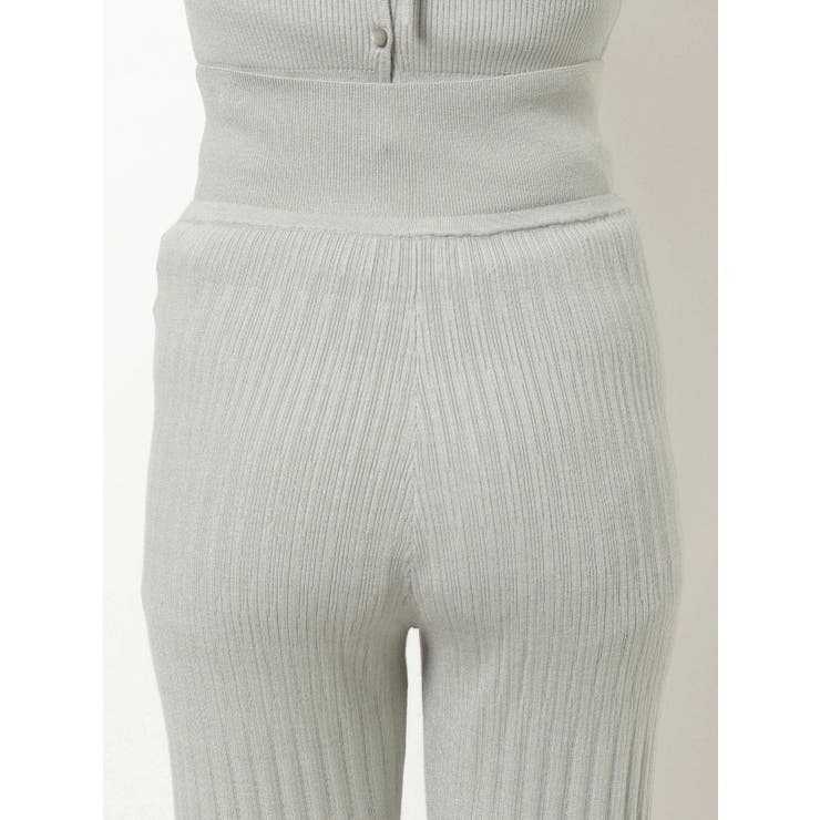【GENTLE】ウォッシャブルリブニットパンツ | MERCURYDUO | 詳細画像6 