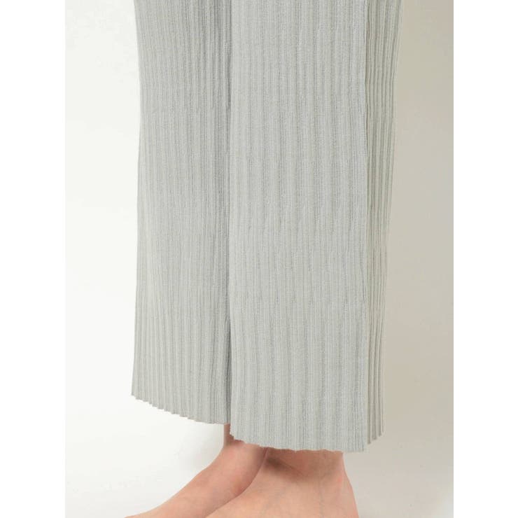 【GENTLE】ウォッシャブルリブニットパンツ | MERCURYDUO | 詳細画像7 