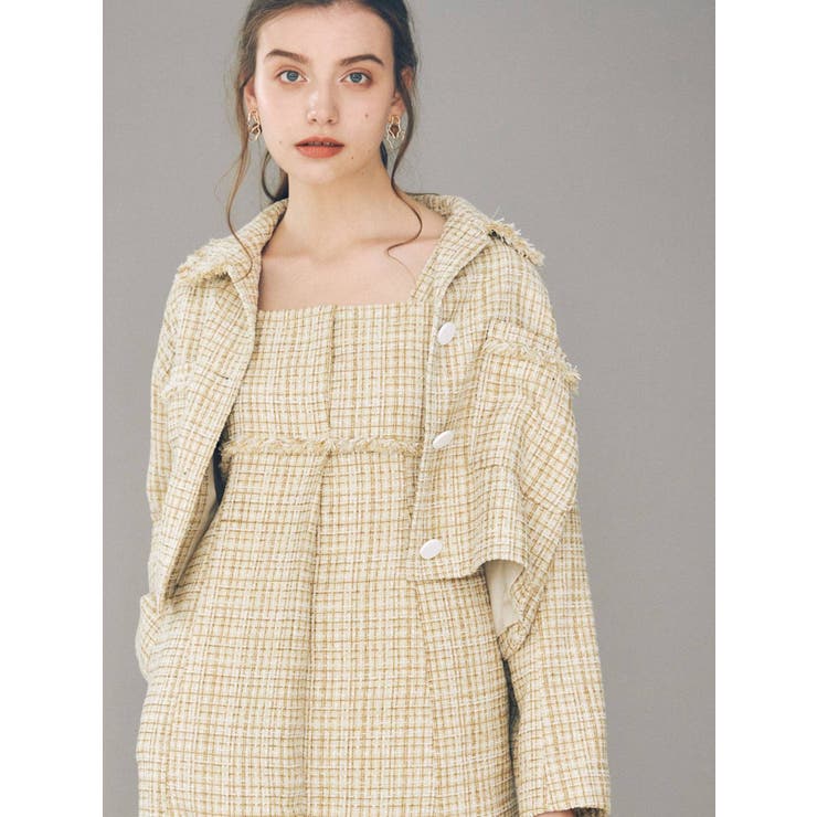 ツィードショートジャケット[品番：MKSW0042224]｜MERCURYDUO  