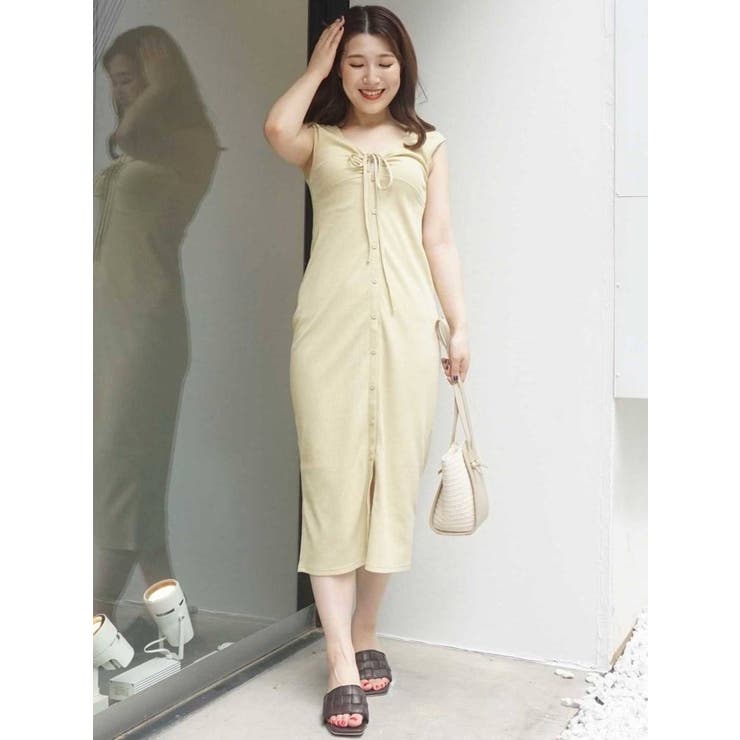 2WAYギャザーオープンカットワンピース | MERCURYDUO | 詳細画像2