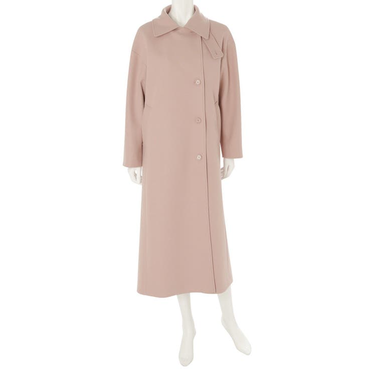 スタンドカラーロングコート[品番：MKSW0045710]｜MERCURYDUO