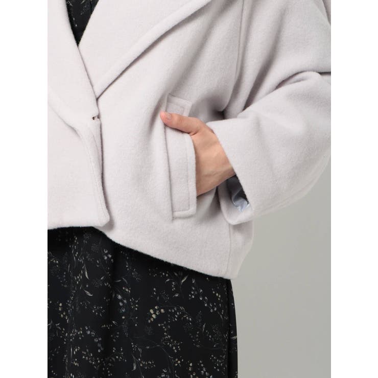 スノードレル　セーラーカラーコート　グレー　M yuki ブロガー　ドキコさん スノードレル セーラーカラーコート グレー M yuki ブロガ