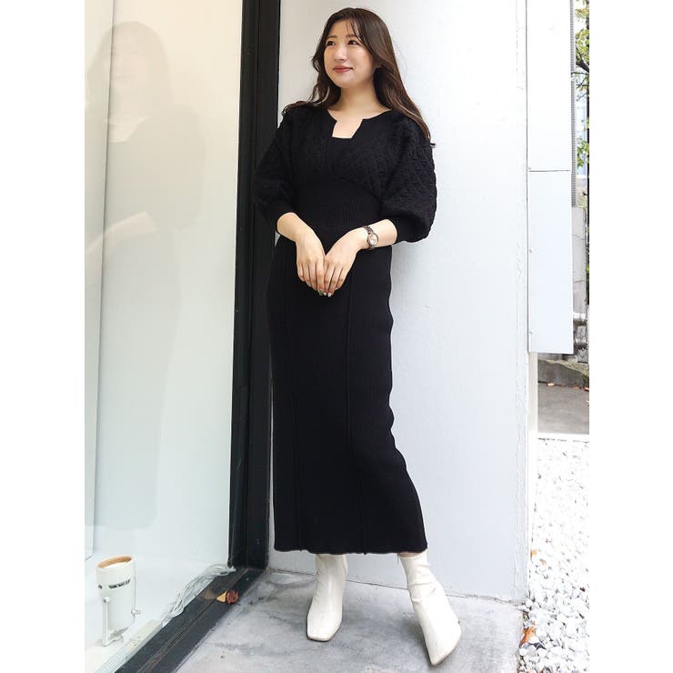 キルティングニットワンピース | MERCURYDUO | 詳細画像29 