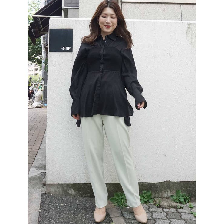 【To/】ニットビスチェドッキングシャツ | MERCURYDUO | 詳細画像9 