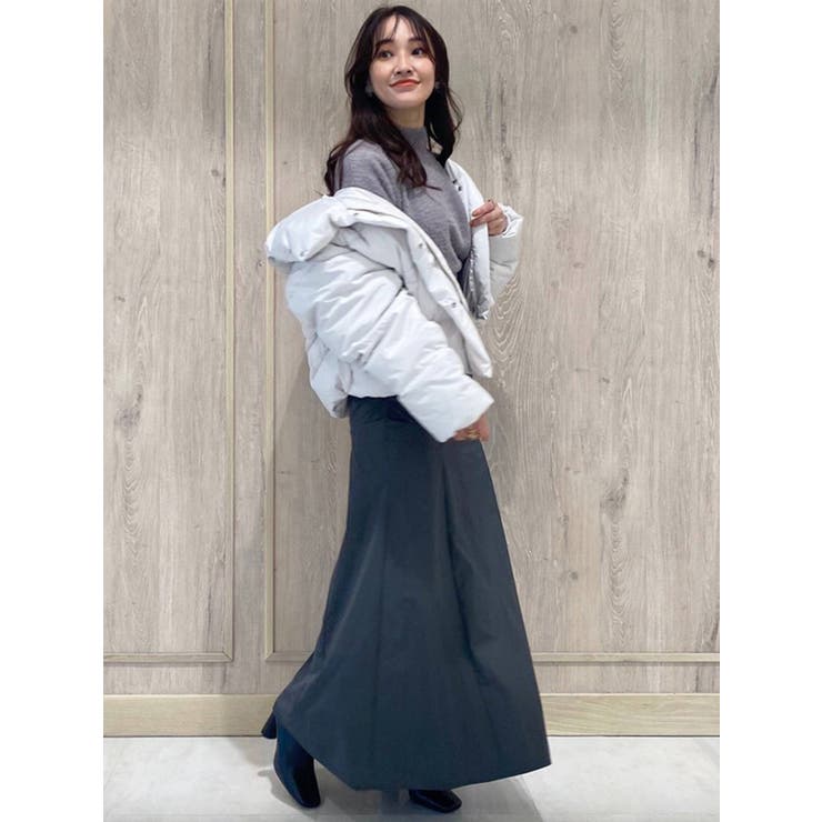 MERCURYDUO こじはる私服着用 ボリュームギャザスカート ホワイト MERCURYDUO こじはる私服着用 ボリュームギャザスカート ホワイト