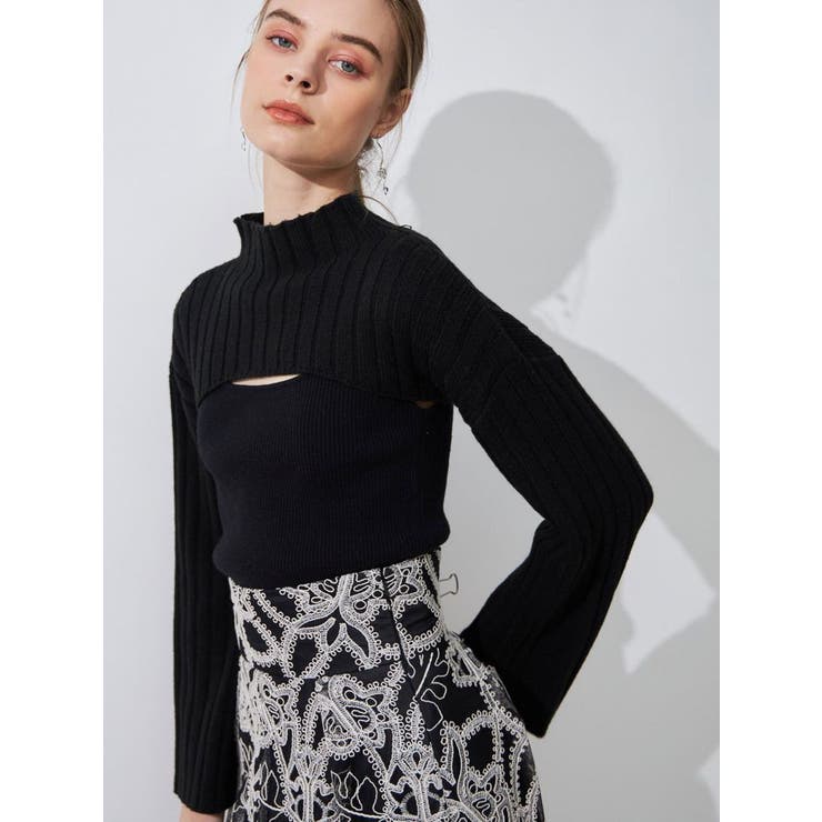 クロップドニットセット[品番：MKSW0045743]｜MERCURYDUO