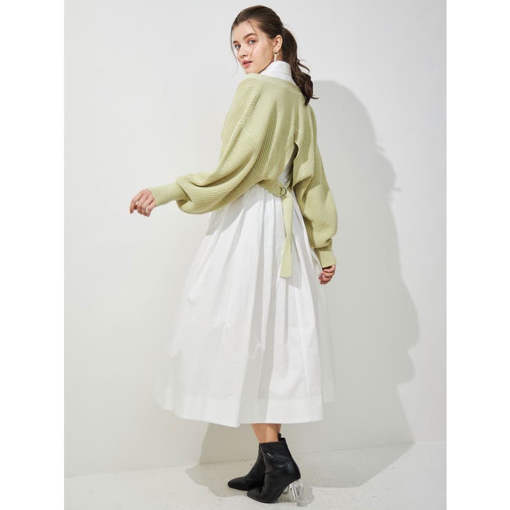 ボレロニットセットシャツワンピース | MERCURYDUO | 詳細画像13 