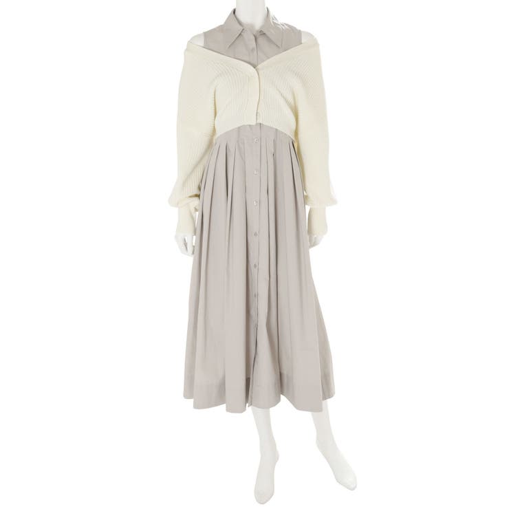 ボレロニットセットシャツワンピース | MERCURYDUO | 詳細画像25 