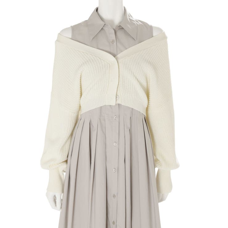 ボレロニットセットシャツワンピース | MERCURYDUO | 詳細画像29 