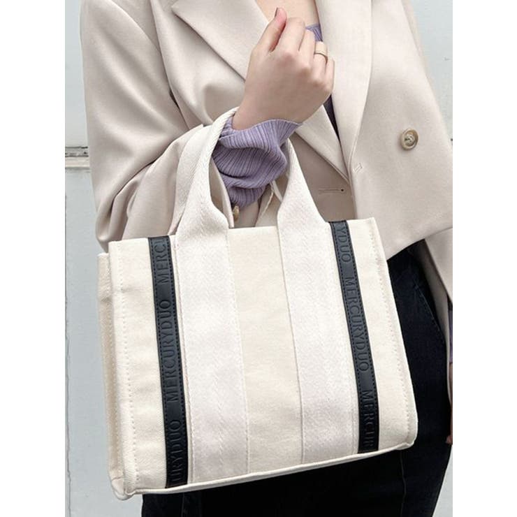 キャンバスミニトートバッグ[品番：MKSW0048704]｜MERCURYDUO  