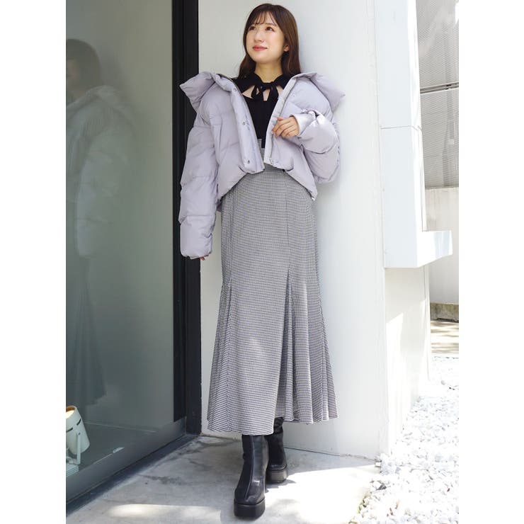 2WAYリボンカットアウトロングスリーブリブニット[品番