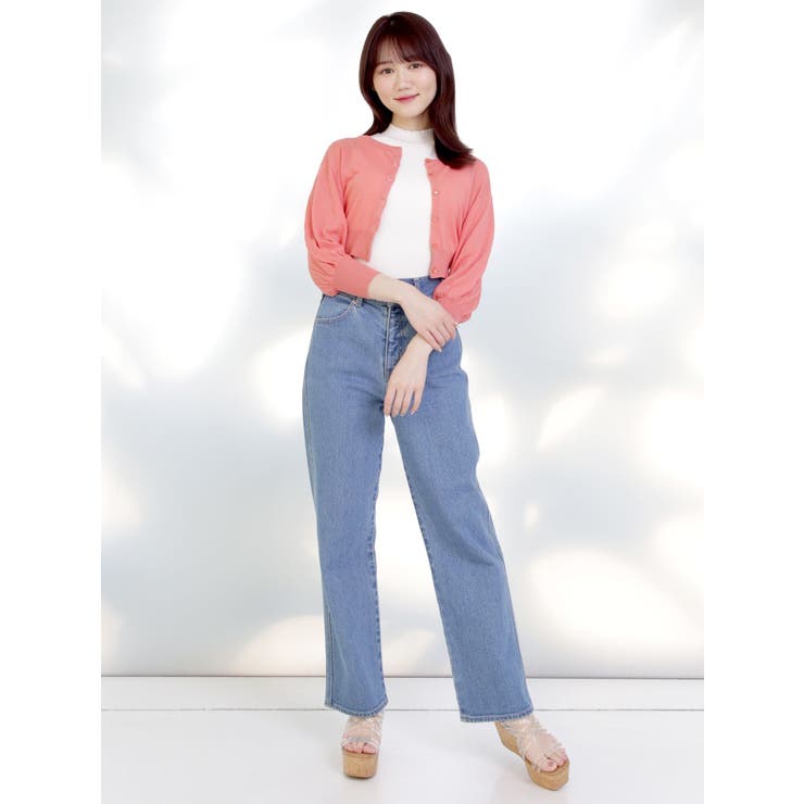 ハイウエストストレートストレッチデニム[品番：MKSW0048723 