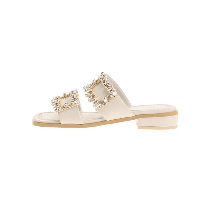 ビジューバックルフラットサンダル | MERCURYDUO | 詳細画像10 