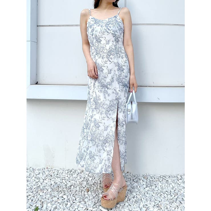 透かしカーデセットキャミワンピース♡002330301001 透かしカーデセットキャミワンピース[品番：MKSW0050719