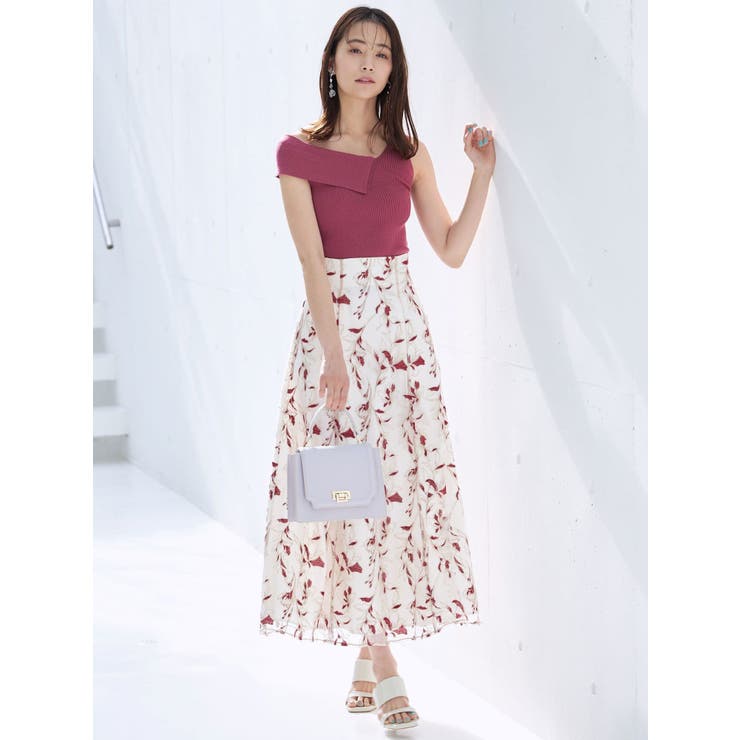 3WAYアシメチェンジリブコンパクトニット | MERCURYDUO | 詳細画像3 