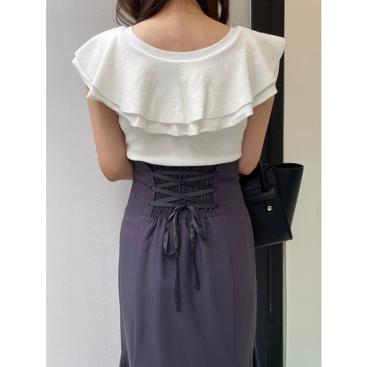 2WAYラッフルノースリニット | MERCURYDUO | 詳細画像14 