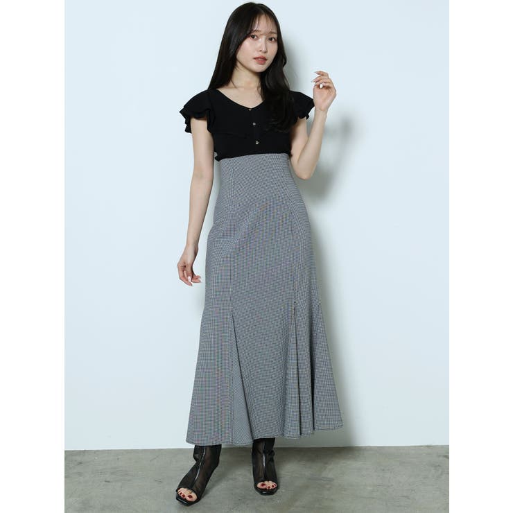 2WAYラッフルノースリニット | MERCURYDUO | 詳細画像6 