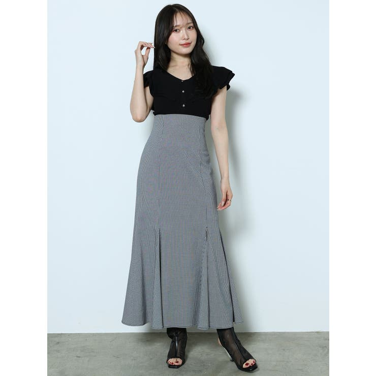 2WAYラッフルノースリニット | MERCURYDUO | 詳細画像7 