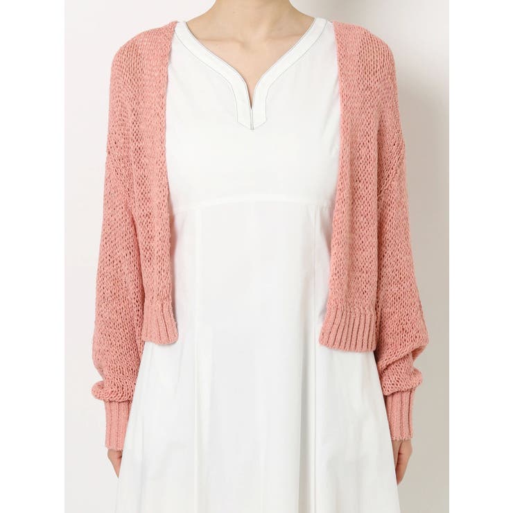 透かし編みボレロカーディガン[品番：MKSW0050591]｜MERCURYDUO  