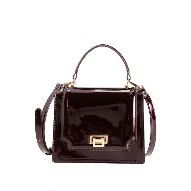 美品　MERCURYDUO アコーディオンスクエアBAG MERCURYDUO ハンドバッグ アコーディオンスクエアバッグ