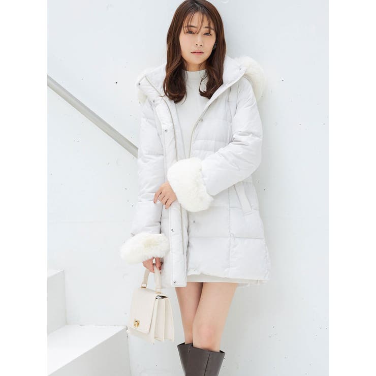 ファー付アライドロングダウン[品番：MKSW0052380]｜MERCURYDUO