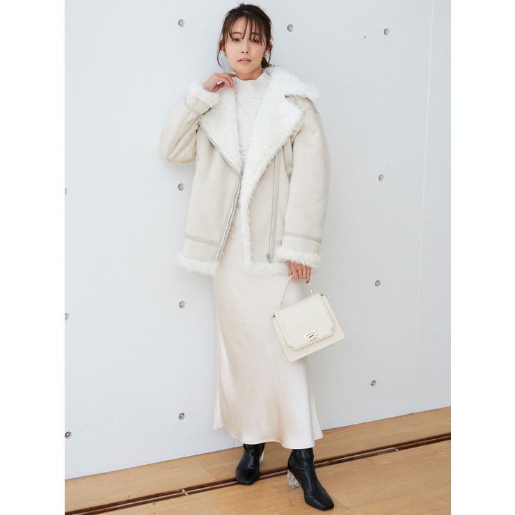 ミドル丈ボンバージャケット[品番：MKSW0052386]｜MERCURYDUO