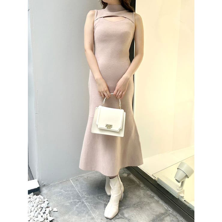 クロップドカーディガンセットマーメイドニットワンピース | MERCURYDUO | 詳細画像34 