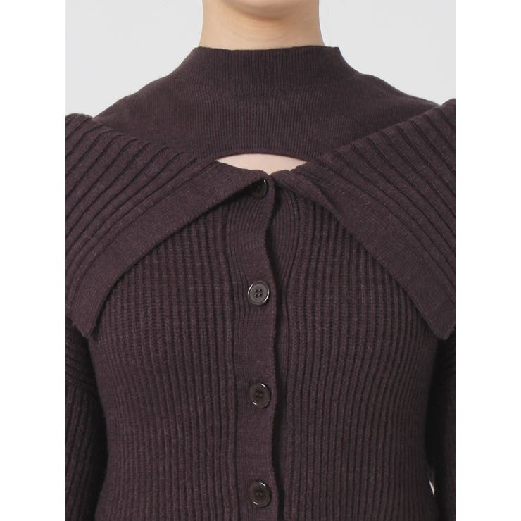 クロップドカーディガンセットマーメイドニットワンピース | MERCURYDUO | 詳細画像39 