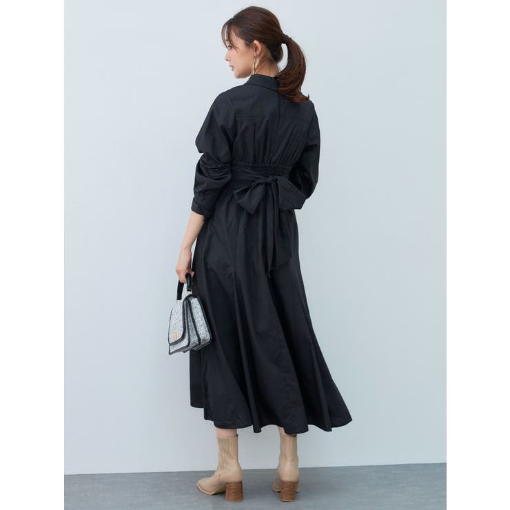 2WAYスリットスリーブシャツワンピース | MERCURYDUO | 詳細画像4 