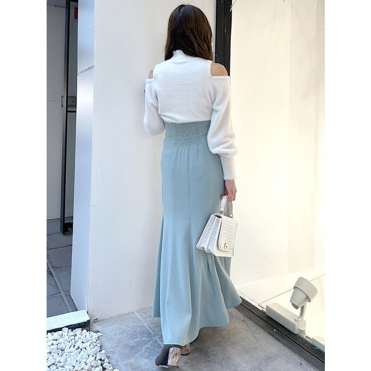 MERCURY DUOマーキュリーデュオ ジャカードコルセットマーメイドスカート MERCURY DUOマーキュリーデュオ ジャカードコルセットマーメイド