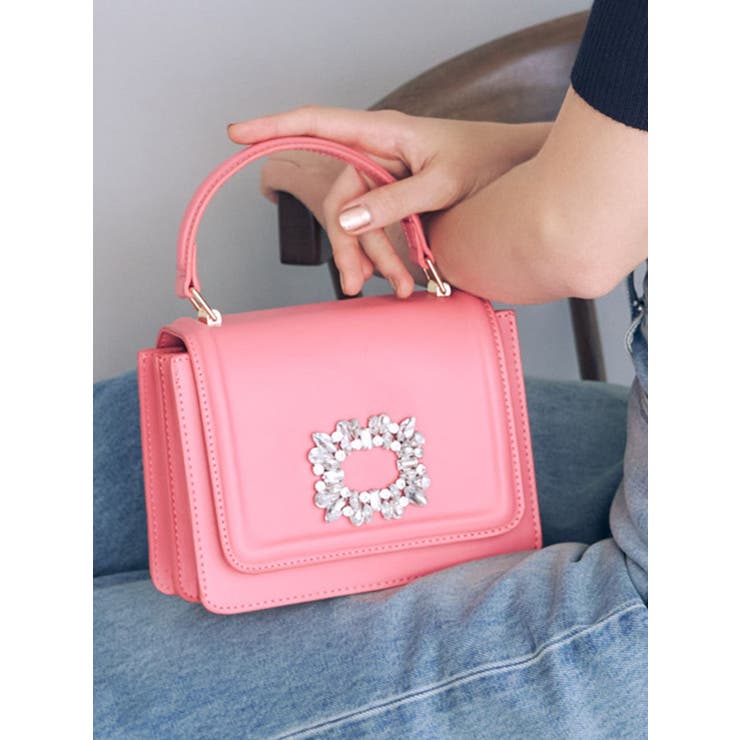 ビジュー付プリーツBAG[品番：MKSW0055049]｜MERCURYDUO