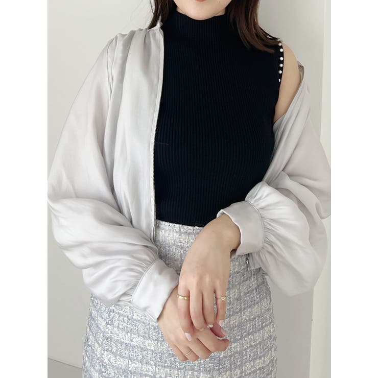 ボリュームスリーブショートブルゾン | MERCURYDUO | 詳細画像6 