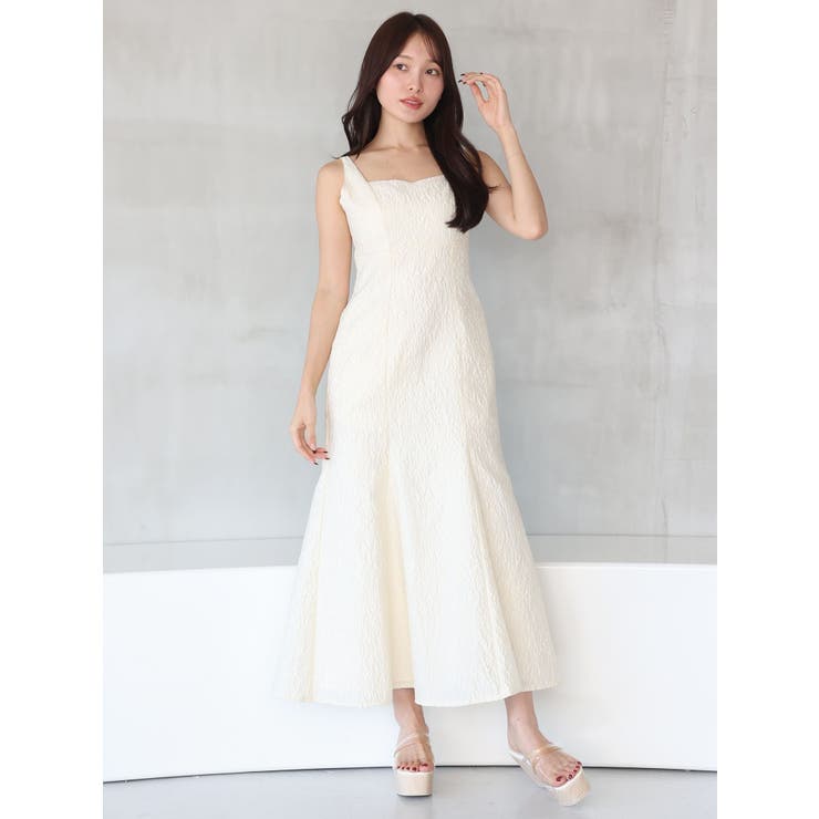 ふくれジャカードジャンスカ[品番：MKSW0055143]｜MERCURYDUO  