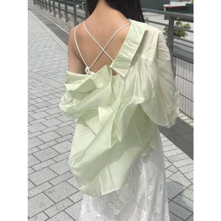 バックスリットシアーシャツ[品番：MKSW0055152]｜MERCURYDUO