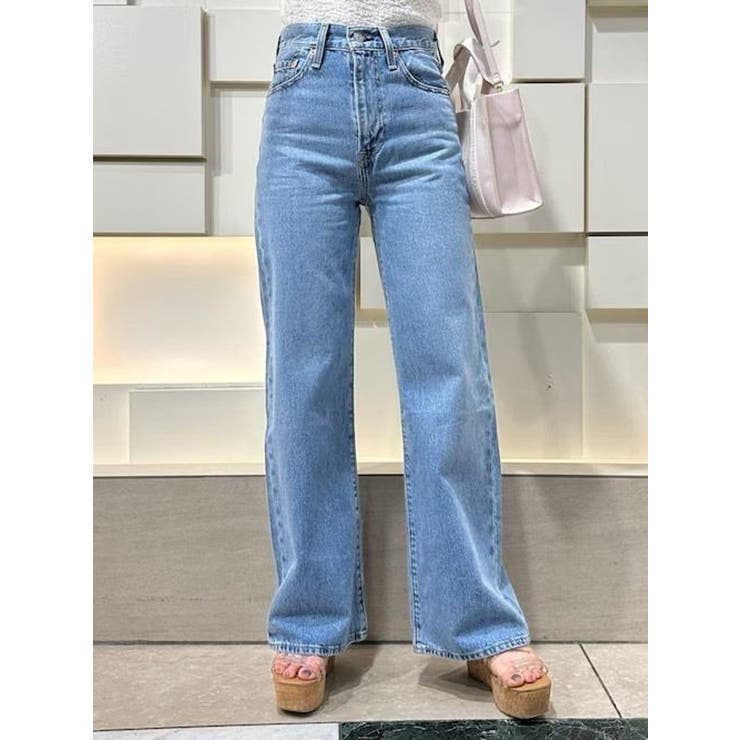 ブルー | Levis RIBCAGE WIDE LEG | MERCURYDUO
