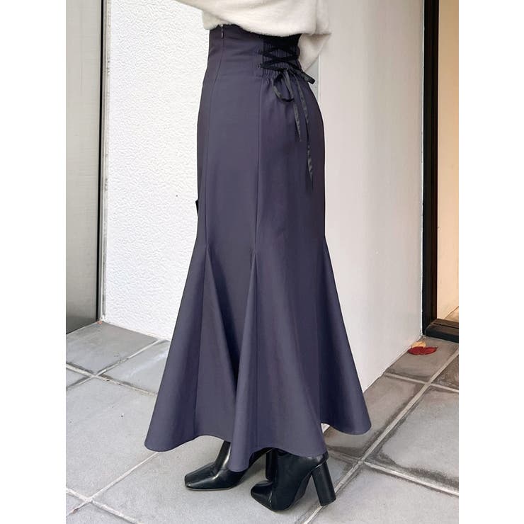2WAYオフショルZIPロングスリーブニット[品番：MKSW0062005